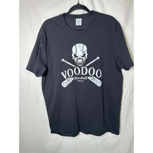 All Made Men's Organic Cotton Voodoo Baseball Tee, Size L - Picture 1 of 3